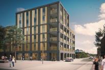 The Block D apartments at North Quay in Hayle, Cornwall, will be named An Garth (The Yard)